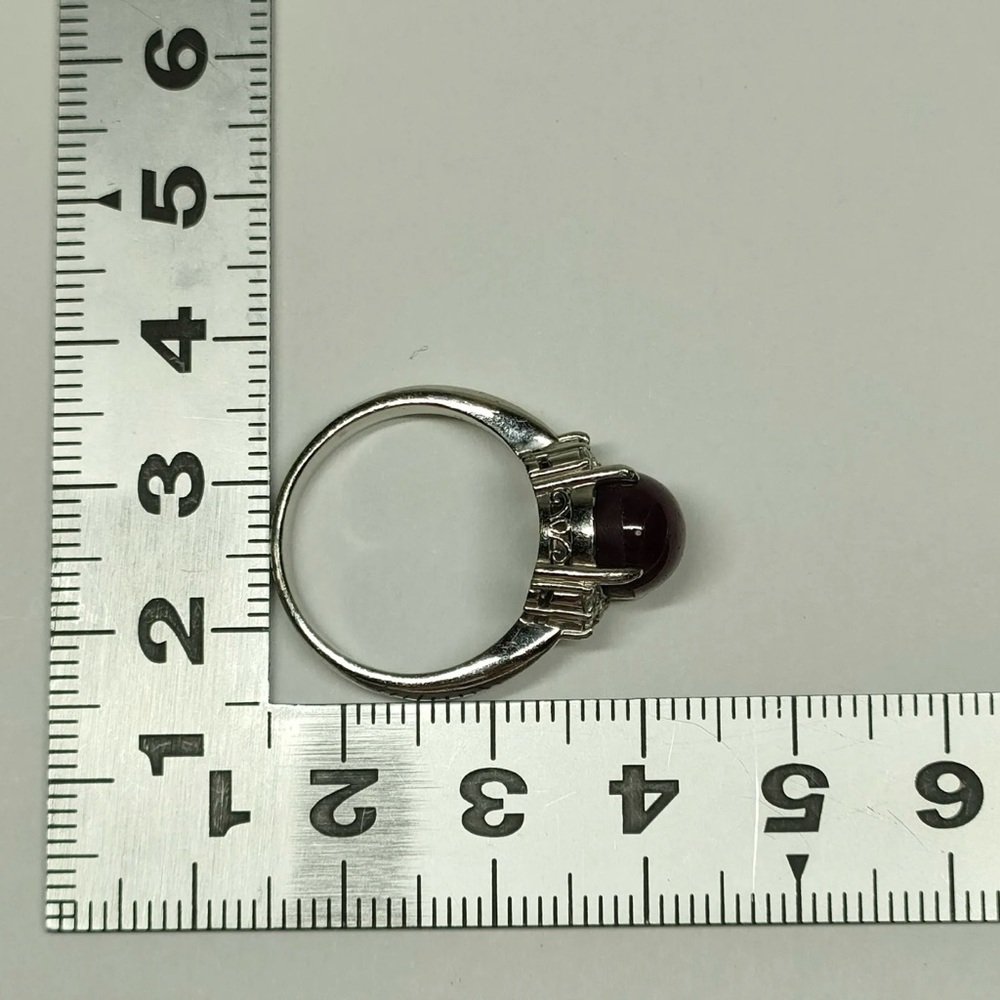 Jewelry Ring   Starsapphire 5.71ct Platinum 3713523 - Picture 7 of 10